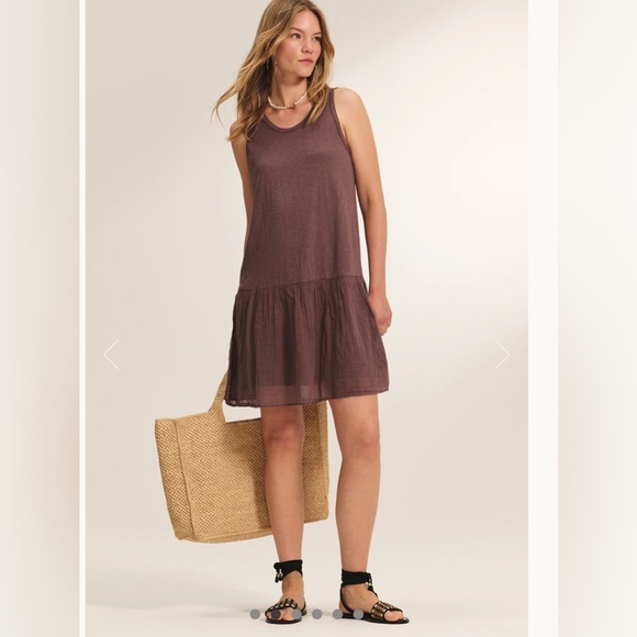 Velvet by Graham & Spencer Denna Black Sleeveless Mini Flounce Dress- XS - Picture 4 of 8